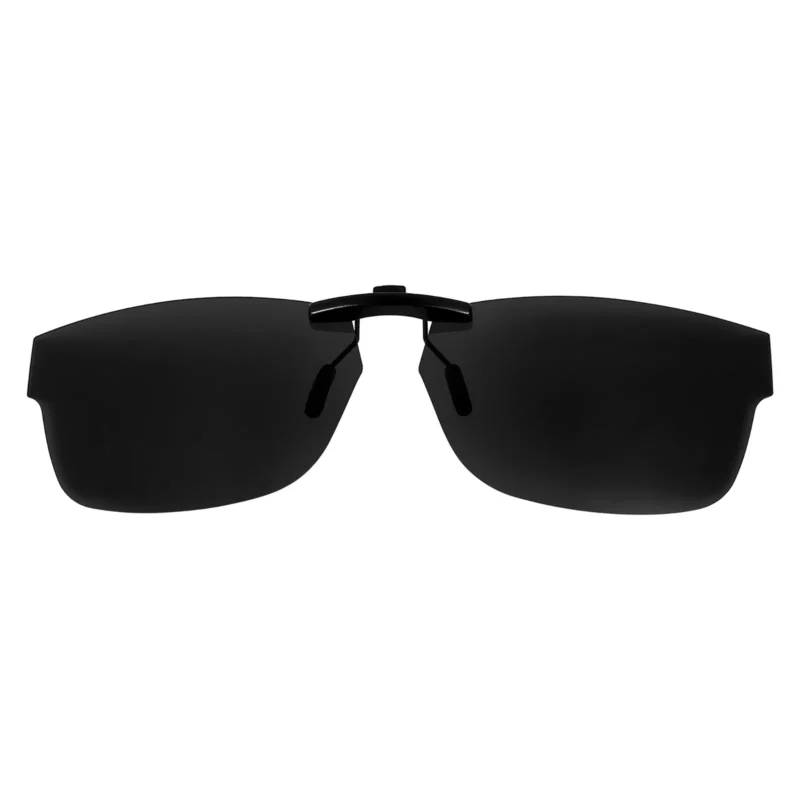 Custom Polarized Clip On Sunglasses For Ray-Ban RB5268 (50mm) 50-17-135 50x17 (Black Color)