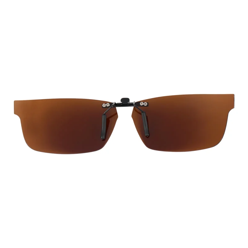 Custom Polarized Clip on Sunglasses For RayBan RB5277 (52mm) 52-17-140 (Bronze Brown) - Image 3