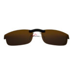 Custom Polarized Clip on Replacement Sunglasses For Oakley CARBON PLATE (53) OX5079 53x18 (Bronze Brown)