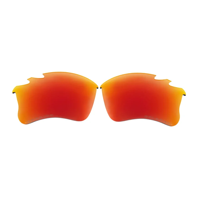 Replacement Vented Lenses for Oakley Flak Jacket XLJ / Flak Jacket XLJ Asian Fit (Fire Red Mirror)