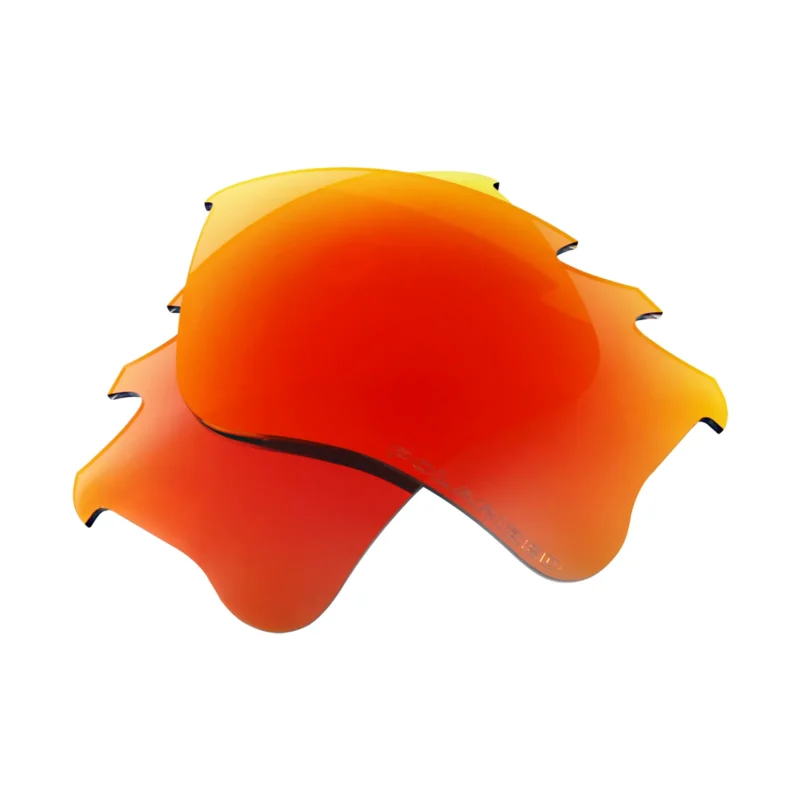 Replacement Vented Lenses for Oakley Flak Jacket XLJ / Flak Jacket XLJ Asian Fit (Fire Red Mirror) - Image 2