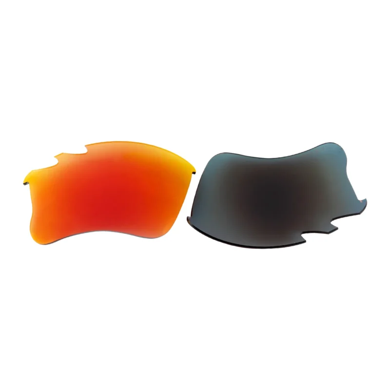 Replacement Vented Lenses for Oakley Flak Jacket XLJ / Flak Jacket XLJ Asian Fit (Fire Red Mirror) - Image 4