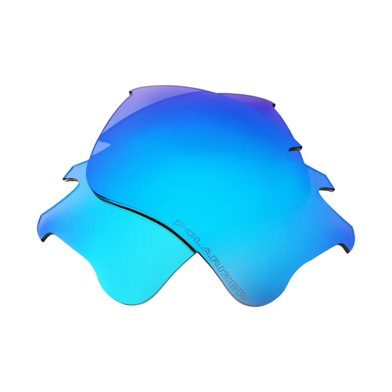 Replacement Vented Lenses for Oakley Flak Jacket XLJ / Flak Jacket XLJ Asian Fit (Ice Blue Mirror) - Image 2