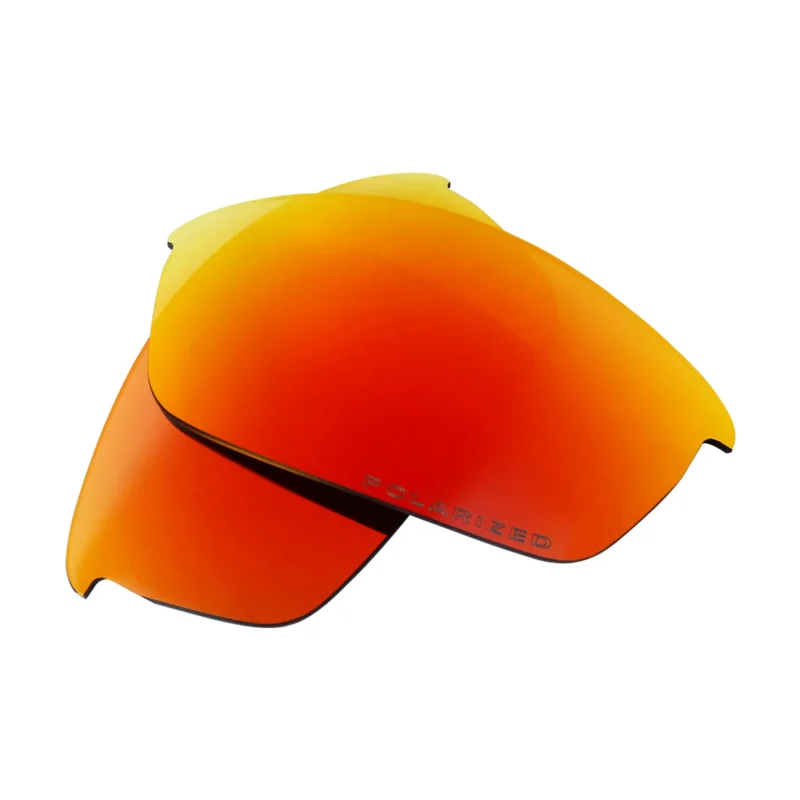 Replacement Polarized Lenses for Oakley Flak Jacket (Fire Red Mirror) - Image 4