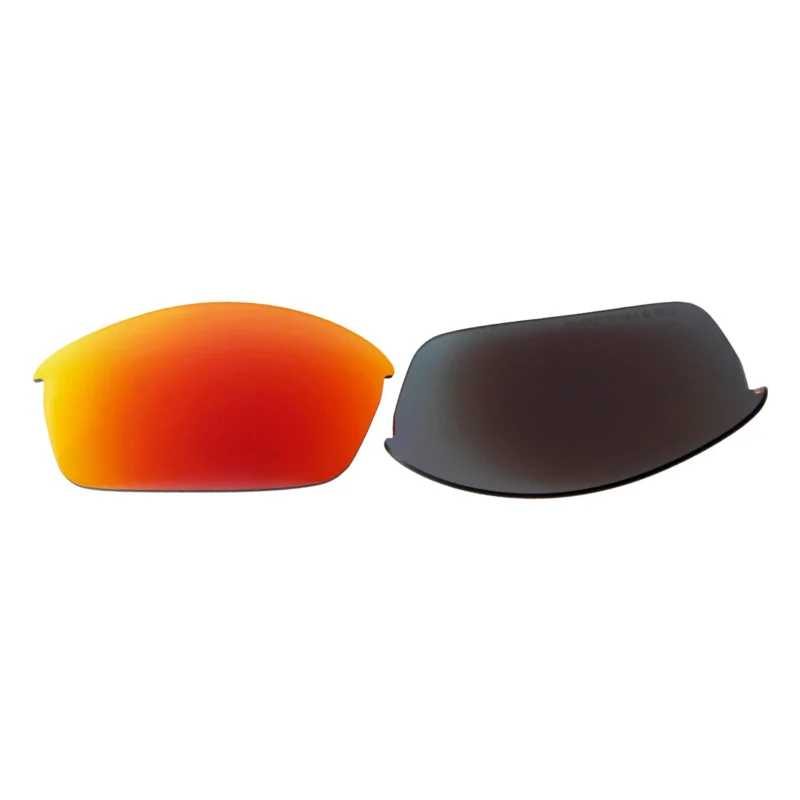 Replacement Polarized Lenses for Oakley Flak Jacket (Fire Red Mirror) - Image 2