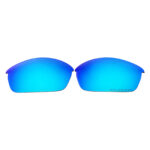 Replacement Polarized Lenses for Oakley Flak Jacket (Ice Blue Mirror)
