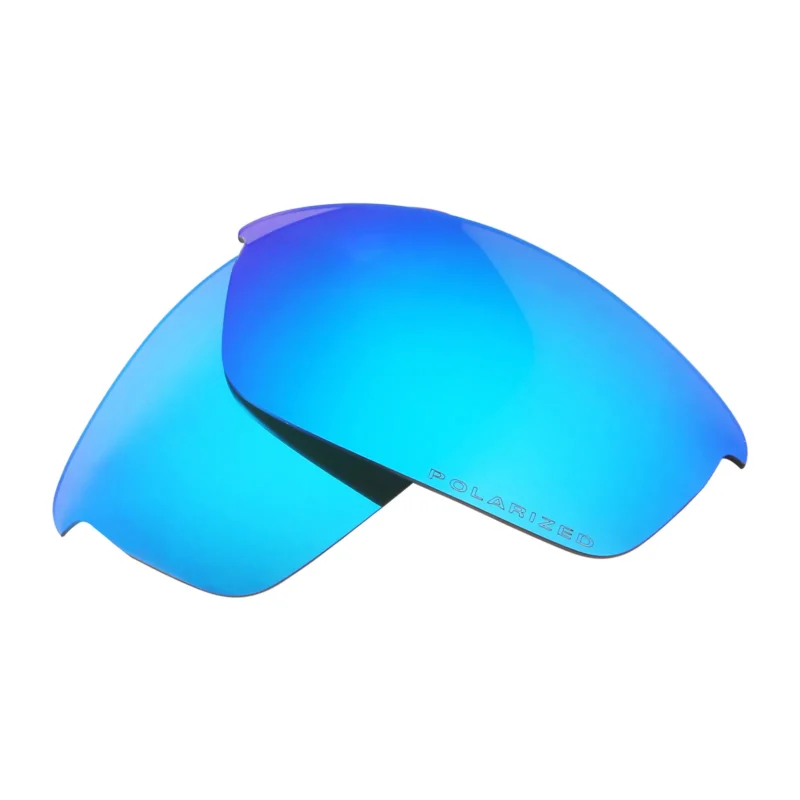 Replacement Polarized Lenses for Oakley Flak Jacket (Ice Blue Mirror) - Image 3