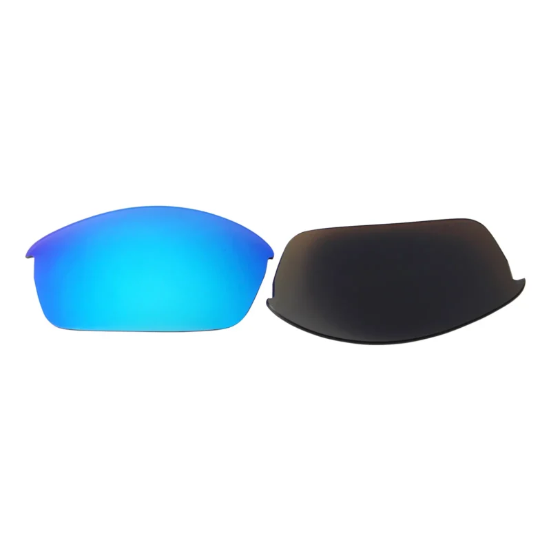 Replacement Polarized Lenses for Oakley Flak Jacket (Ice Blue Mirror) - Image 5