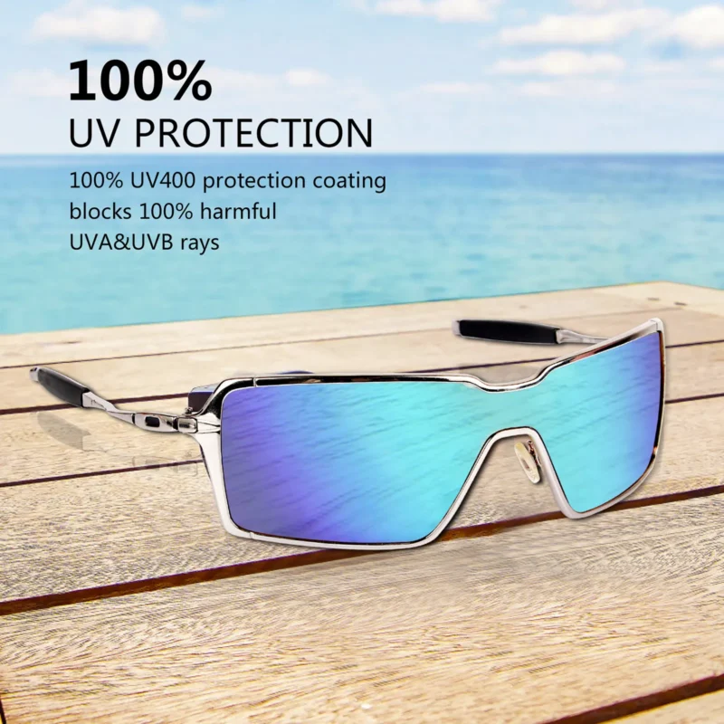 Polarized Replacement Lenses For Oakley Probation OO4041 (Ice Blue) - Image 5