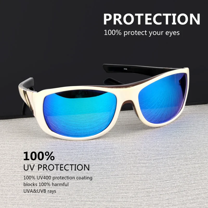 Replacement Polarized Lenses for Oakley Sideways (Ice Blue) - Image 3