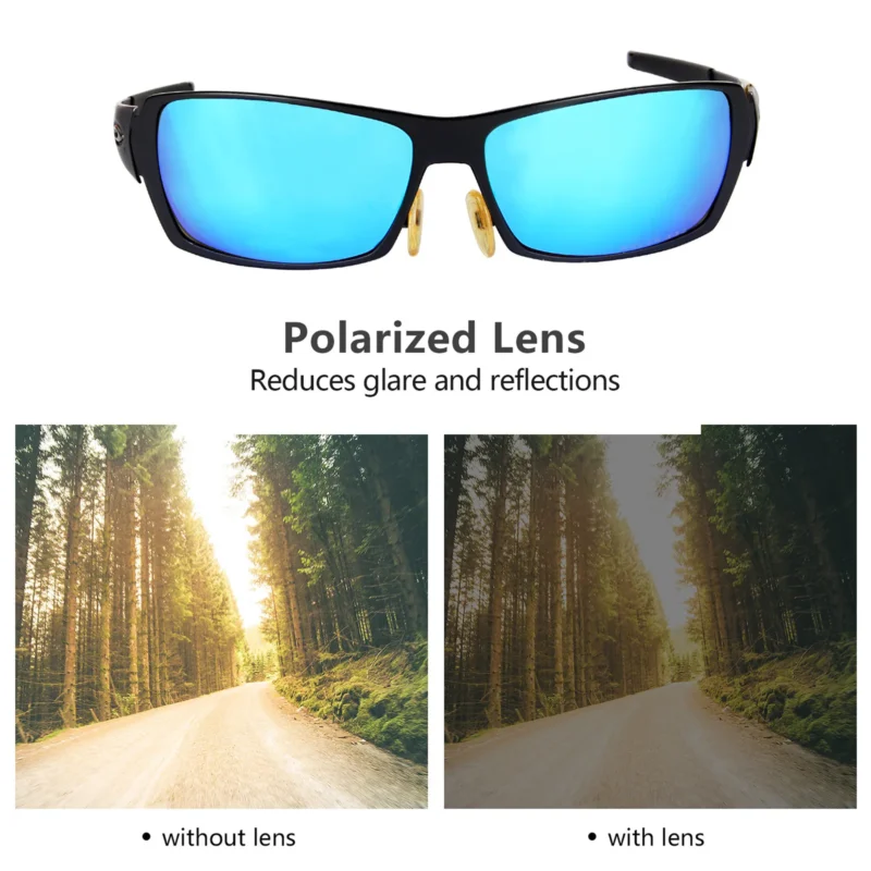 Polarized Replacement Lenses For Oakley Spike (Ice Blue) - Image 3