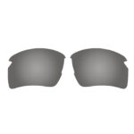 Replacement Polarized Lenses for Oakley Flak 2.0 XL OO9188 (Silver Mirror)