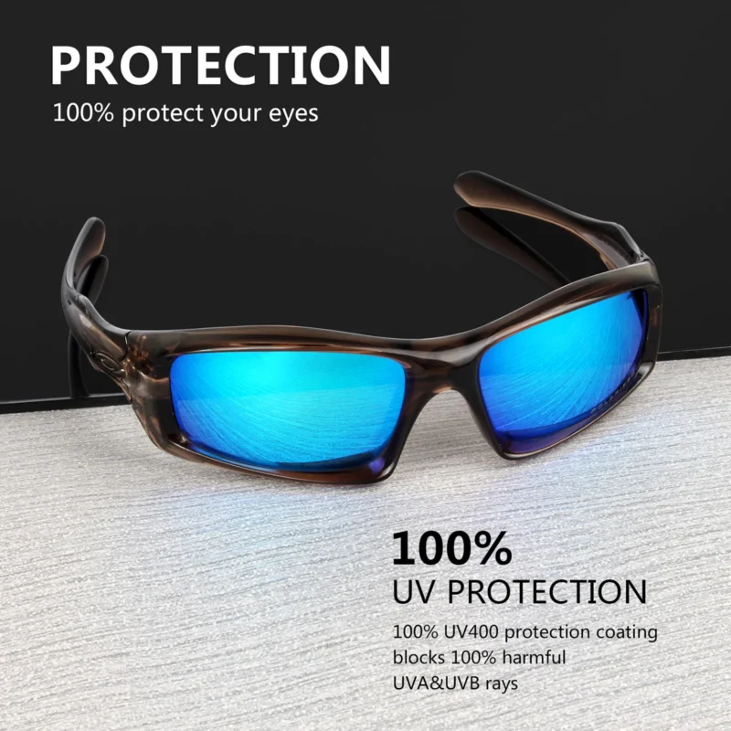 Replacement Polarized Lenses for Oakley Monster Pup (Blue Coating) - Image 4