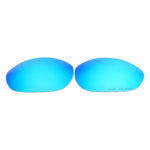 Replacement Polarized Lenses for Oakley Monster Dog (Ice Blue Mirror)