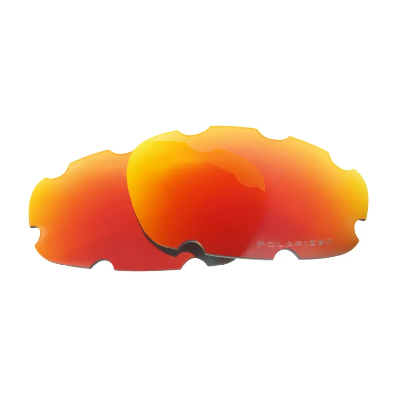 Replacement Polarized Vented Lenses for Oakley Split Jacket OO9099 (Fire Red Mirror) - Image 2