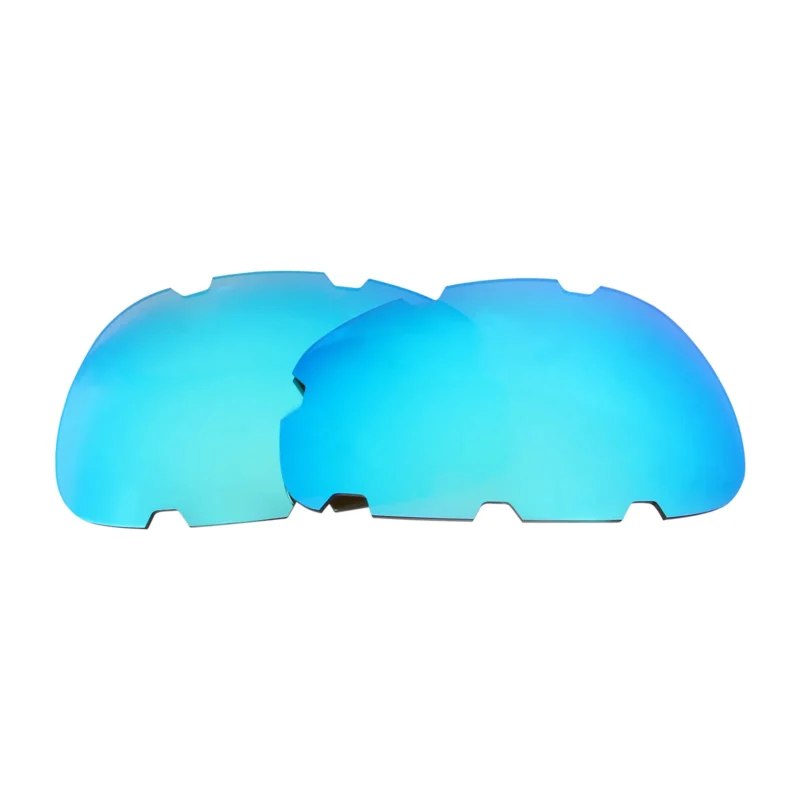 Replacement Polarized Vented Lenses for Oakley Split Jacket OO9099 (Ice Blue Mirror) - Image 2