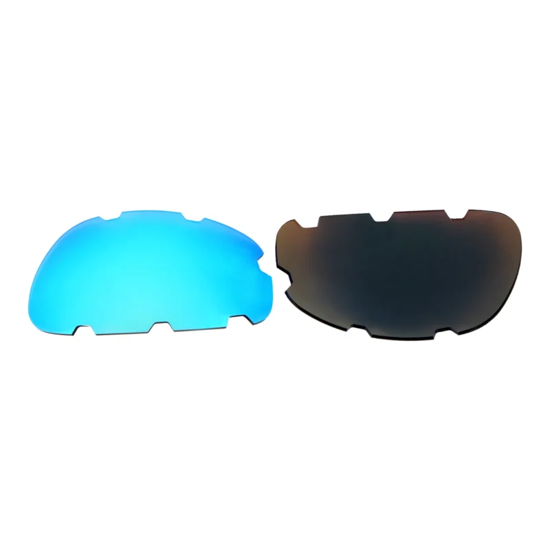 Replacement Polarized Vented Lenses for Oakley Split Jacket OO9099 (Ice Blue Mirror) - Image 5