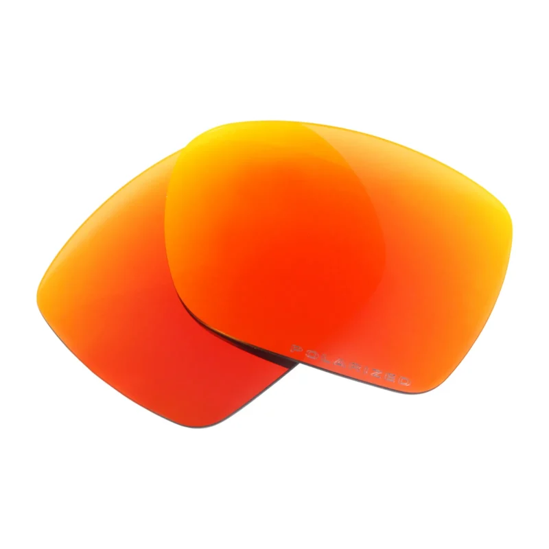 Replacement Polarized Lenses for Oakley Deviation (Fire Red Mirror) - Image 3