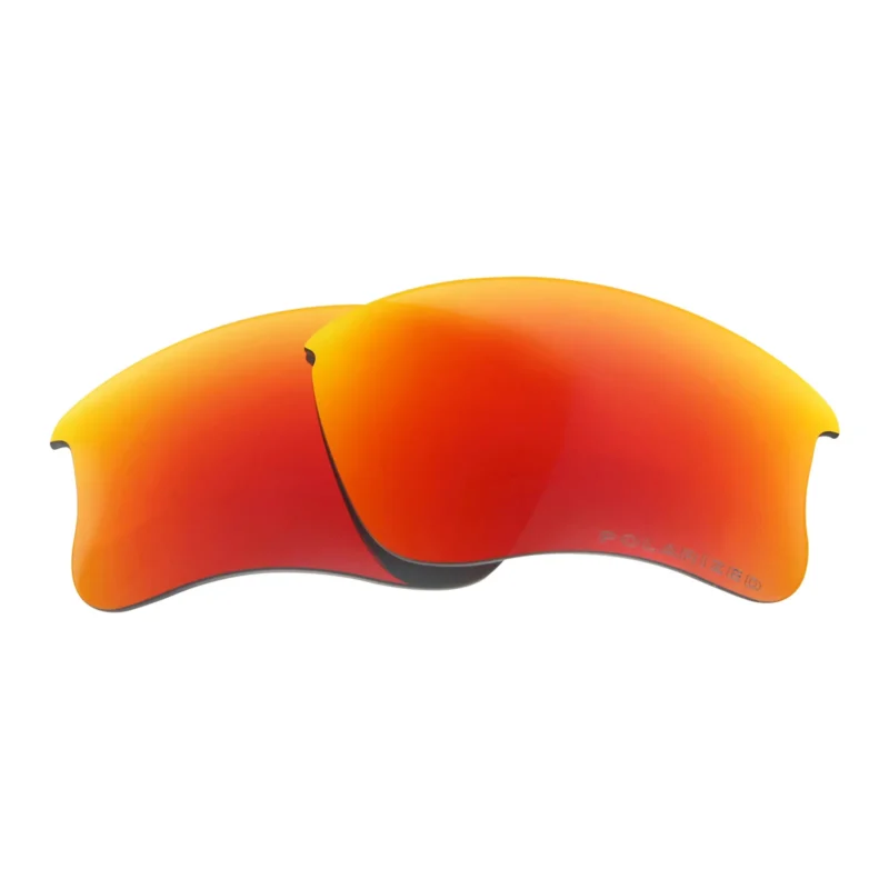 Replacement Polarized Lenses for Oakley Flak Jacket XLJ / Flak Jacket XLJ Asian Fit (Fire Red Mirror) - Image 2