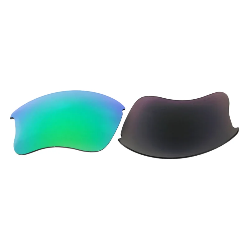 Replacement Lenses for Oakley Flak Jacket XLJ / Flak Jacket XLJ Asian Fit (Amber Green) - Image 4