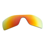Replacement Polarized Lenses for Oakley Batwolf OO9101 (Fire Red  Mirror)