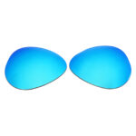 Polarized Sunglasses Replacement Lens For Ray-Ban Aviator Large Metal RB3025 (62mm) (Ice Blue Coating)