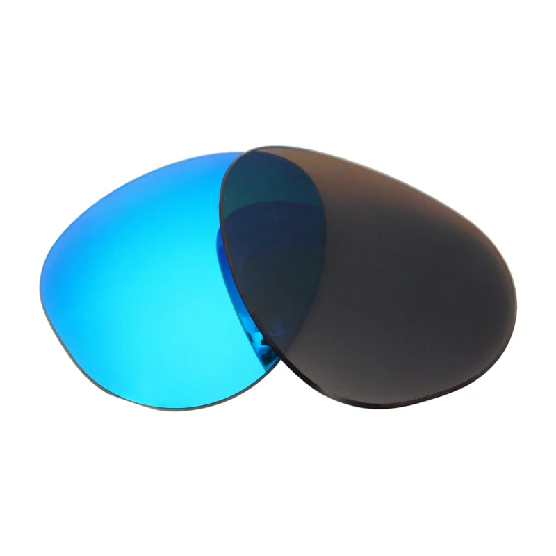 Polarized Sunglasses Replacement Lens For Ray-Ban Aviator Large Metal RB3025 (62mm) (Ice Blue Coating) - Image 3