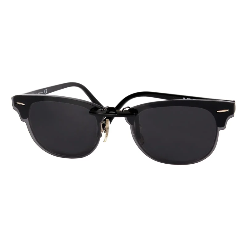 Custom Polarized Clip on Sunglasses For RayBan CLUBMASTER RB5154 49x21 (Black Color) - Image 3