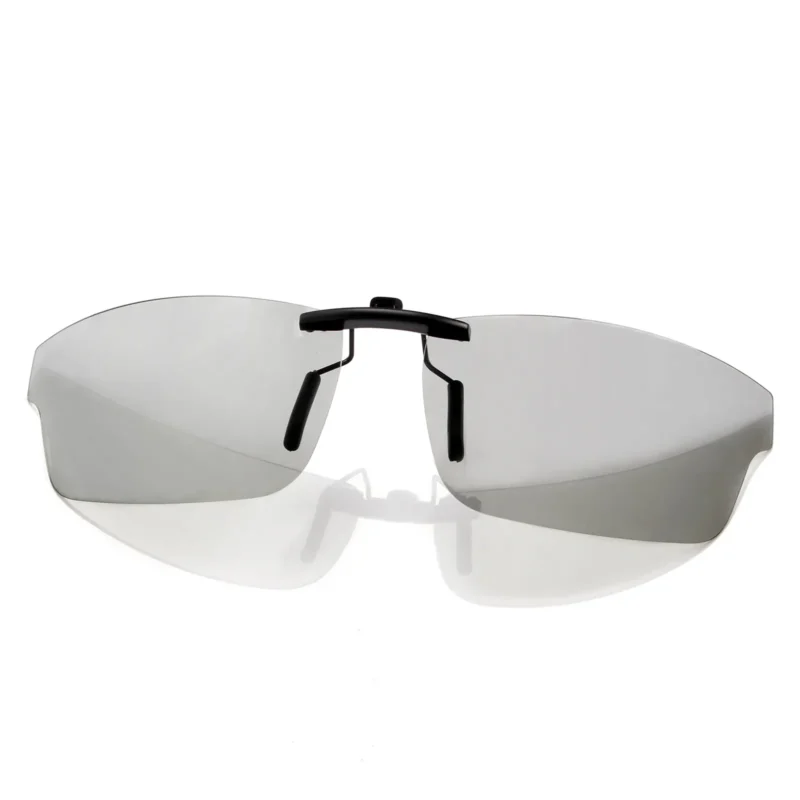 Photochromic 10-20% Polarized Replacement Lenses For Oakley CROSSLINK ClipOn OX8027 (53mm) 53x17 (Adapt Grey) - Image 4