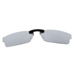 Custom Polarized Clip on Sunglasses For RayBan RB6182 53x17 (Silver Coating Mirror)