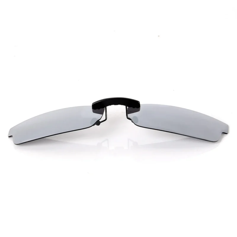 Custom Polarized Clip on Sunglasses For RayBan RB6182 53x17 (Silver Coating Mirror) - Image 2