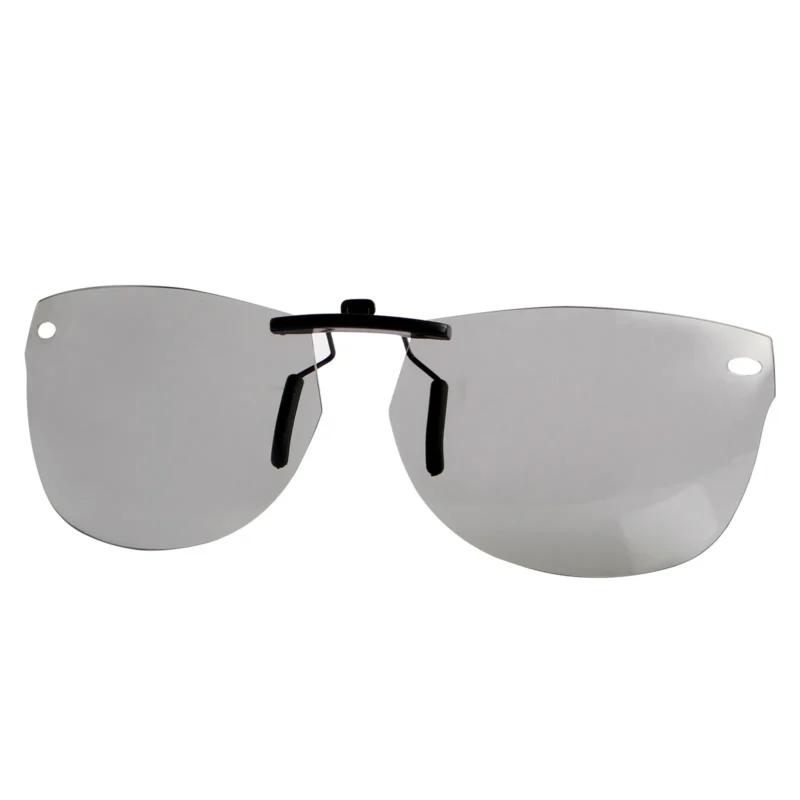 Photochromic Replacement 20% Polarized ClipOn Lenses 52-18-145 For RayBan Wayfarer RB5184 (RX5184) (Adapt Grey)