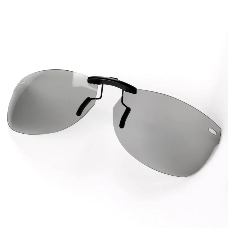 Photochromic Replacement 20% Polarized ClipOn Lenses 52-18-145 For RayBan Wayfarer RB5184 (RX5184) (Adapt Grey) - Image 4