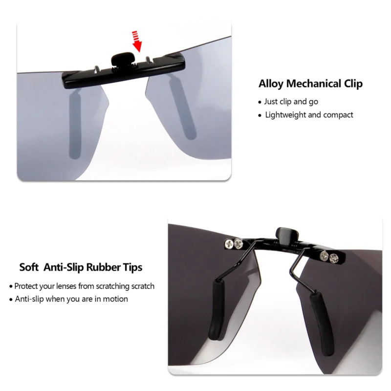 Custom Polarized Clip on Replacement Sunglasses For Oakley SERVO (51mm) OX1066 1066 51x18 (Silver Color) - Image 4