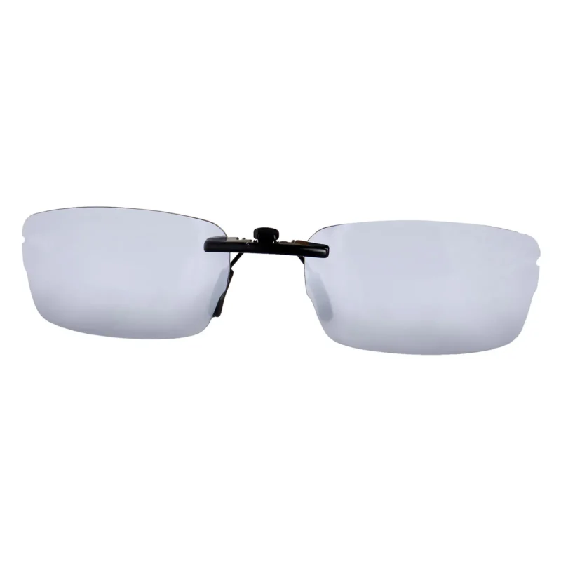 Custom Polarized Clip On Replacement Sunglasses For Oakley RHINOCHASER OX3111 52 X19 (Silver Mirror) - Image 4