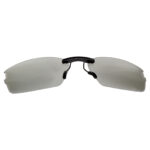 Photochromic 10-20% Polarized Clip On Replacement Lenses For Oakley DOUBLE TAP OX3123 53x18  (Adapt Grey)