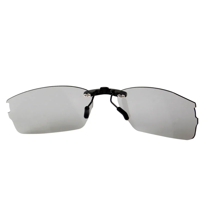 Photochromic 10-20% Polarized Clip On Replacement Lenses For Oakley DOUBLE TAP OX3123 53x18  (Adapt Grey) - Image 3