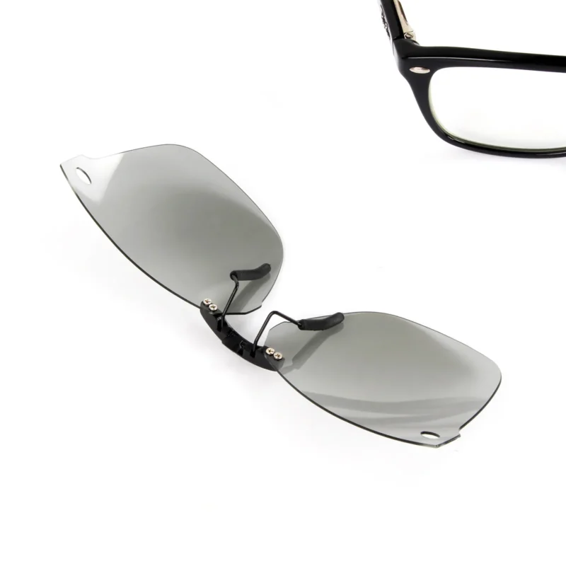 Photochromic 10-20% Polarized Clip On Replacement Lenses For Oakley CARBON PLATE OX5079 55X18  (Adapt Grey) - Image 4