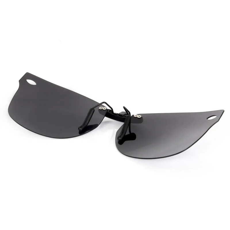 Custom Polarized Clip On Sunglasses For RAYBAN RB5228 (RX5228) 50-17-140 50x17 (Silver) - Image 3