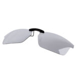 Custom Polarized Clip On Replacement Sunglasses For Oakley Pitchman OX8050 (53mm) 53-18-140 (Silver Color)