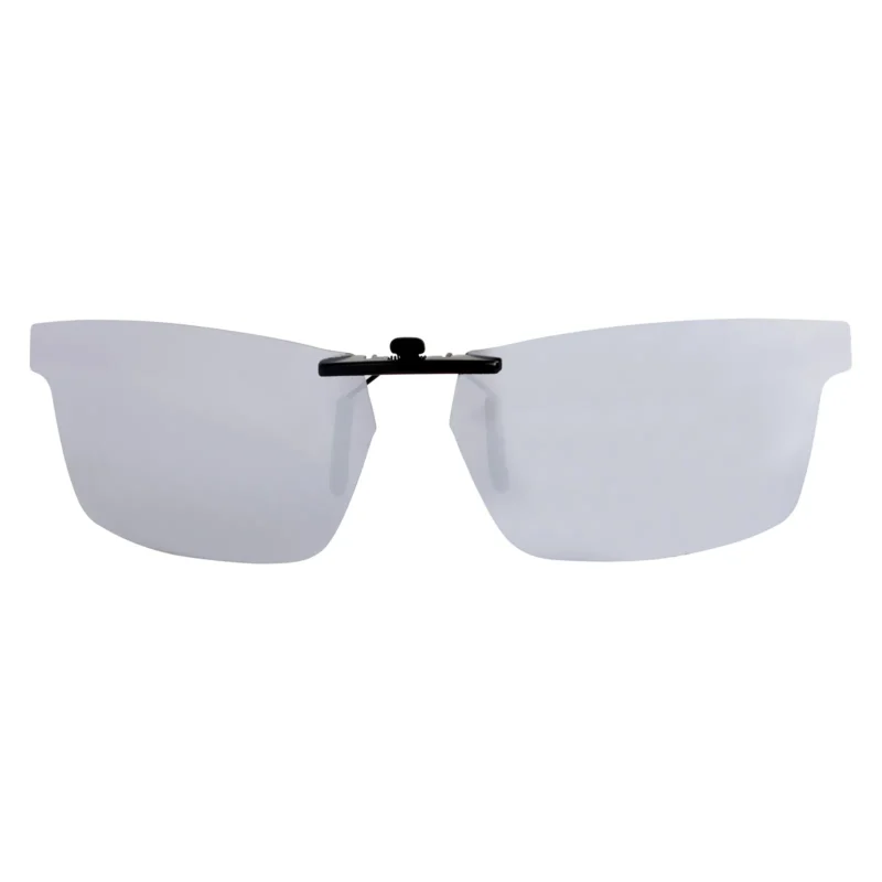 Custom Polarized Clip On Replacement Sunglasses For Oakley Pitchman OX8050 (53mm) 53-18-140 (Silver Color) - Image 4