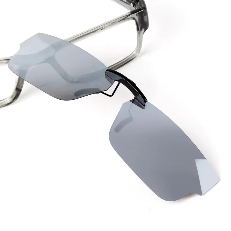 Custom Clip-On Replacement Sunglasses For Oakley Airdrop OX8046 (51mm) 51-18-143 (Silver Color) - Image 6