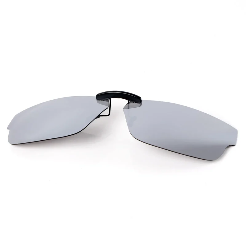 Custom Polarized Clip On Replacement Sunglasses For Oakley Airdrop OX8046 (57mm) 57-18-143 (Silver Color) - Image 2