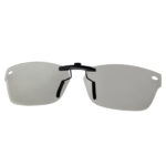 Photochromic ClipOn Replacement 10-20% Polarized Lenses 50-19-135 For RayBan RB5150 (50mm) (Adapt Grey)
