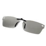 Photochromic  Replacement 10-20% Polarized ClipOn Lenses For RayBan RB5206 52-18-140 (Adapt Grey)