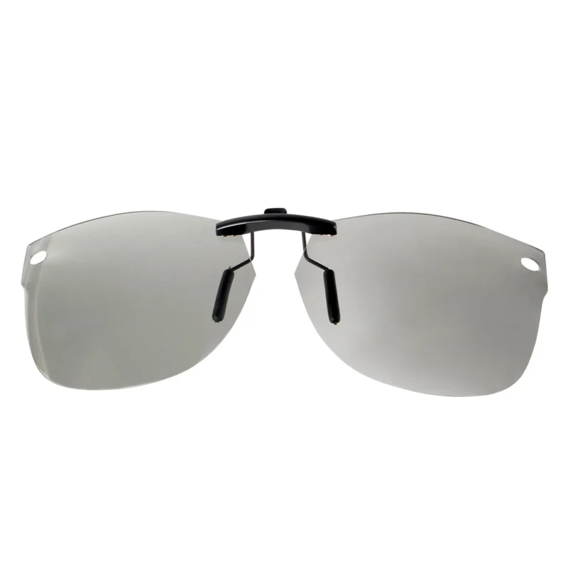 Photochromic Replacement 10-20% Polarized ClipOn Lenses 54-18-145 For RayBan Wayfarer RB5184 (Adapt Grey)