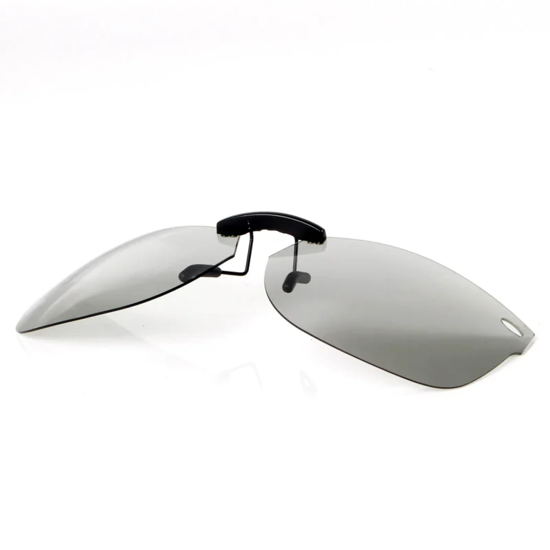 Photochromic Replacement 10-20% Polarized ClipOn Lenses 54-18-145 For RayBan Wayfarer RB5184 (Adapt Grey) - Image 2