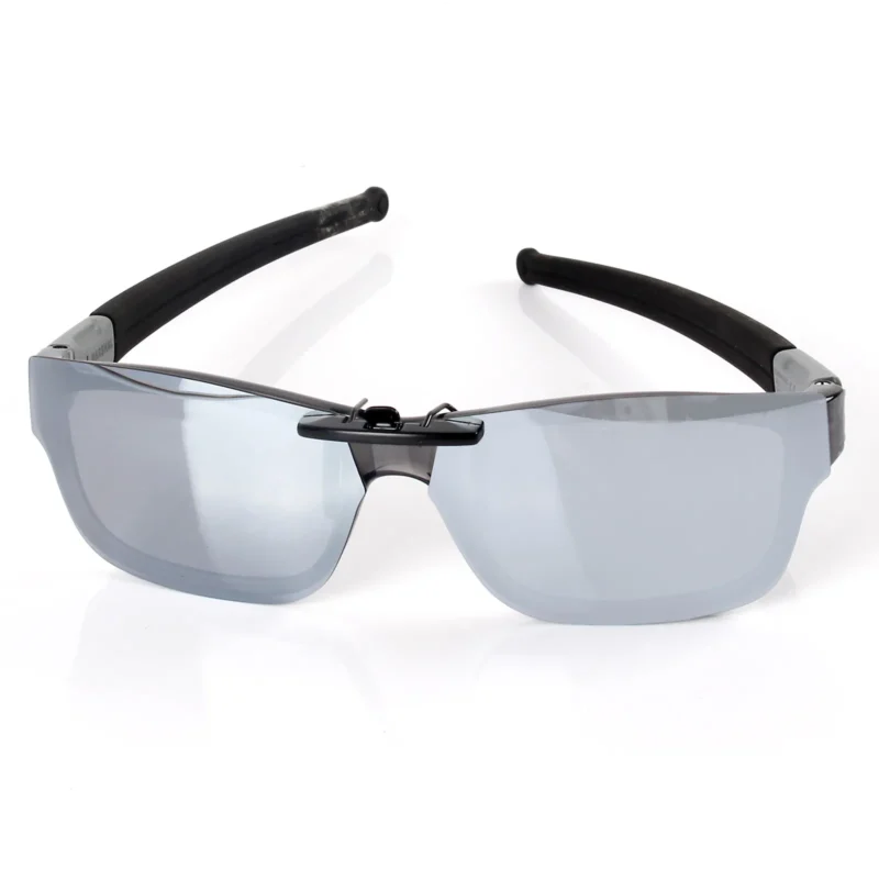 Custom Polarized  Clip-On Replacement Sunglasses For Oakley Marshall OX8034 (51mm) 51-17-143 (Silver Mirror) - Image 3