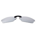 Custom Polarized Clip on Replacement Sunglasses For Oakley CARBON PLATE (53mm) OX5079 53x18 (Silver)