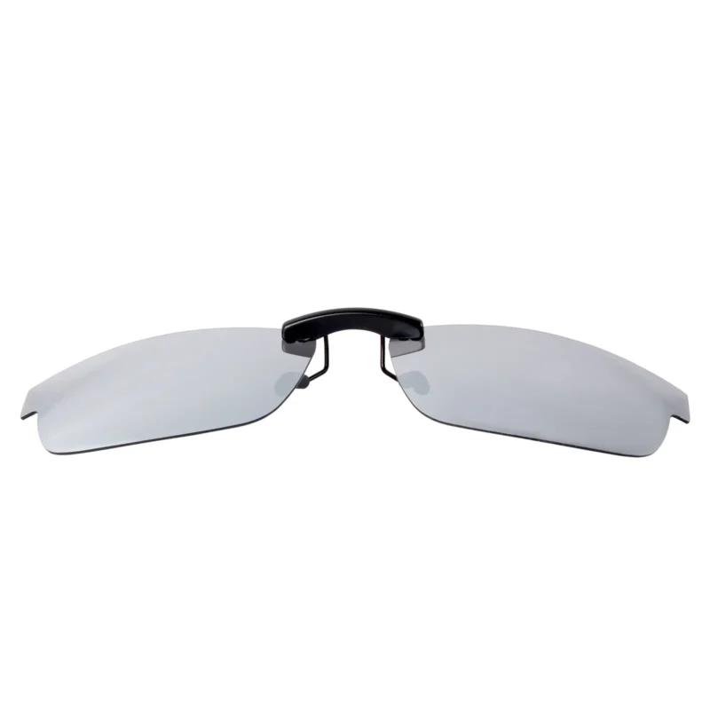 Custom Polarized Clip on Replacement Sunglasses For Oakley CARBON PLATE (53mm) OX5079 53x18 (Silver)